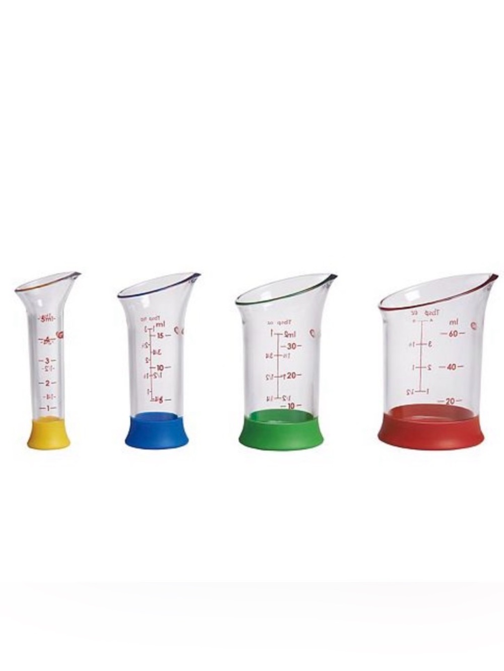 NWT OXO Good Grips 4-pc. Mini Measuring Beaker Set